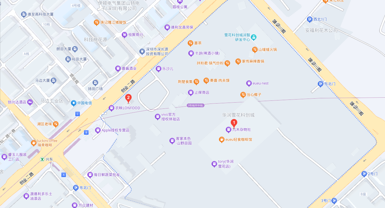 雪花科创城园区位置地图